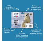 Epson Polar bear 26 Claria Premium Single Photo Black Ink