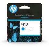 912 Cartouche d'Encre Cyan Authentique (3YL77AE) pour OfficeJet Pro 8010 series / 8020 series