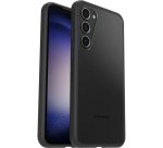 OtterBox React Série Coque pour Galaxy S23+ , Antichoc, anti-chute, ultra-mince, protection fine, testé selon les normes militaires, Antimicrobien, Black Crystal, livré sans emballage
