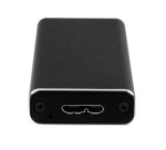 StarTech.com Boîtier Aluminium M.2 SSD vers USB 3.0 (5Gbps) avec UASP - Noir - M.2 NGFF SATA avec Clé B & Clé B+M - Boîtier Externe M.2 Portable - Non Compatible avec NVMe / AHCI