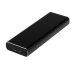 StarTech.com Boîtier Aluminium M.2 SSD vers USB 3.0 (5Gbps) avec UASP - Noir - M.2 NGFF SATA avec Clé B & Clé B+M - Boîtier Externe M.2 Portable - Non Compatible avec NVMe / AHCI