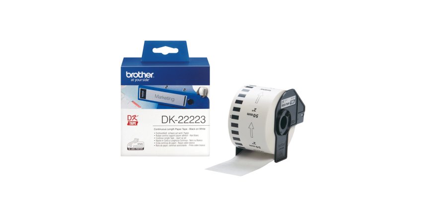 Brother DK-22223 Druckeretikett Weiß