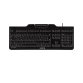 CHERRY KC 1000 SC Clavier filaire lecteur cartes à puce, noir, USB, AZERTY - FR