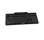CHERRY KC 1000 SC Clavier filaire lecteur cartes à puce, noir, USB, AZERTY - FR