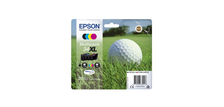 Epson - Cartuccia ink - 34XL - Nero - C13T34714010 - 16,3ml