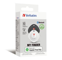 Verbatim MYF-02 Bluetooth Item Finder 2 pack Black/White