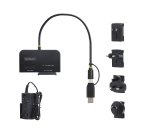 StarTech.com Adaptateur USB-C/USB-A vers M.2 NVMe et SATA 2,5"/3,5", 10 Gbps, Lecteur de Disque dur SSD Externe Sans Outil, B+M/M-Key