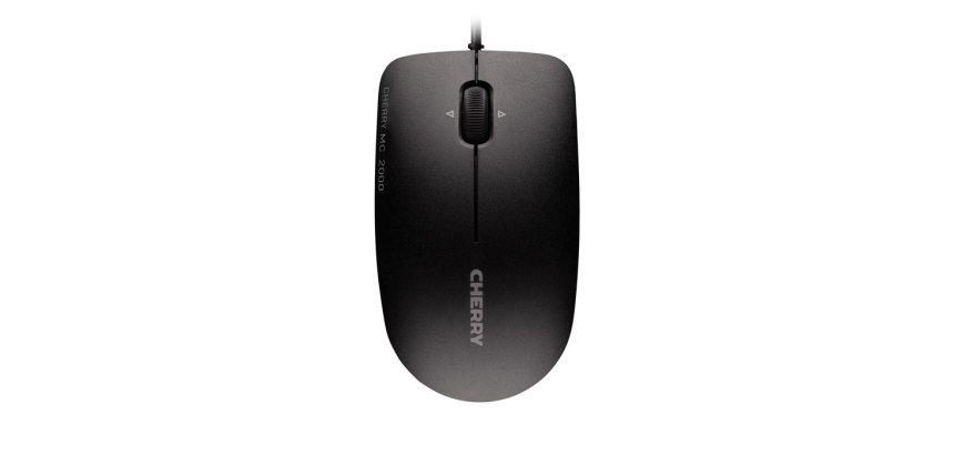 CHERRY MC 2000 Souris filaire, molette multi directionnelle, noir, USB