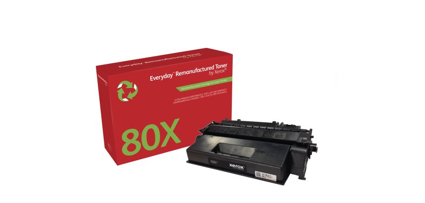 Tóner Everyday™ Mono remanufacturado de Xerox es compatible con HP 80X (CF280X), Capacidad alta