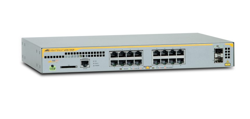 Allied Telesis AT-x230-18GP-50 Gestionado L2+ Gigabit Ethernet (10/100/1000) Energía sobre Ethernet (PoE) Gris