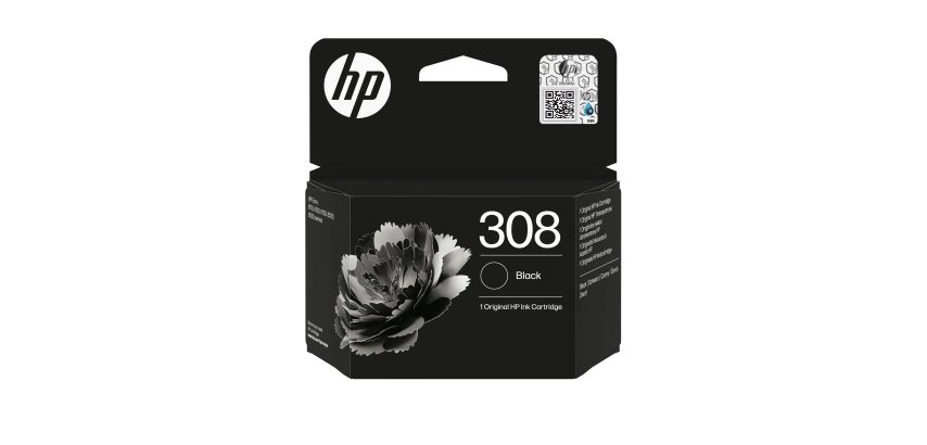 HP 308 Genuine Black Ink Cartridge for Inkjet Printer