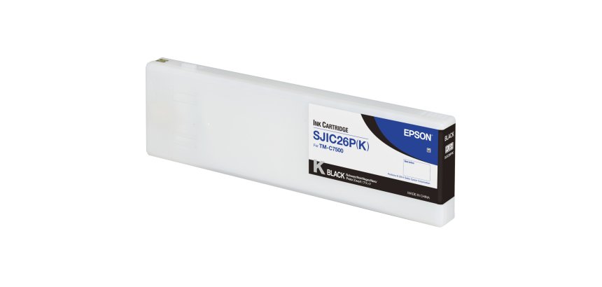 Epson SJIC26P(K): Ink cartridge for ColorWorks C7500 (Black)