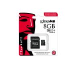 Kingston Technology Carte 8GB microSDHC Industrielle C10 A1 pSLC + adaptateur SD