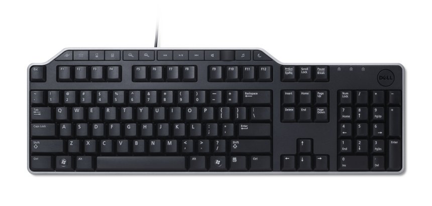 Teclado DELL KB522 USB QWERTY Español Negro