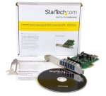 StarTech.com Scheda Espansione PCI Express USB 3.0 a 7 porte con profilo basso e standard - alimentazione SATA
