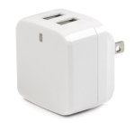 StarTech.com Chargeur mural USB à 2 ports - Haute puissance 17W / 3,4A - Chargeur de voyage international - Blanc