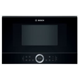 BOSCH Micro ondes Encastrable BFL634GB1 Série 8, 21 litres, Charnieres gauche