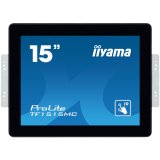 iiyama TF1515MC-B2 Écran d'affichage dynamique 38,1 cm (15") LED 350 cd/m² XGA Noir Écran tactile