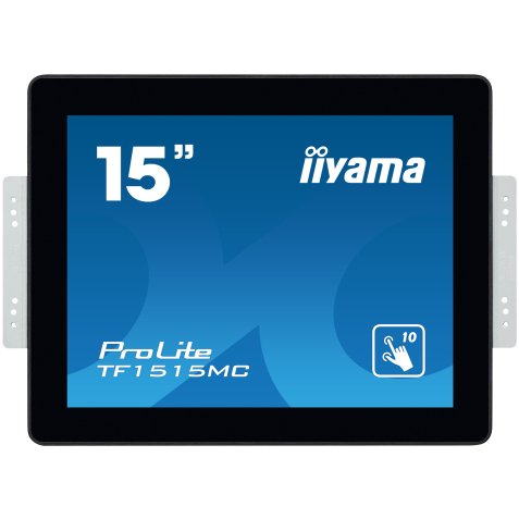 iiyama TF1515MC-B2 Écran d'affichage dynamique 38,1 cm (15") LED 350 cd/m² XGA Noir Écran tactile