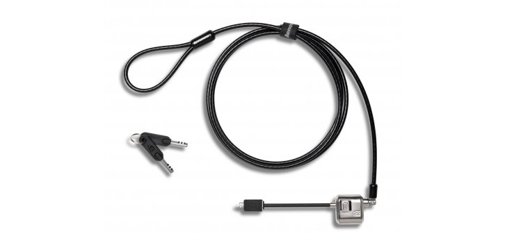Lenovo 4X90H35558 cable antirrobo Negro, Acero inoxidable 1,83 m