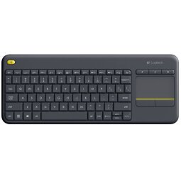 Logitech Wireless Touch Keyboard K400 Plus - keyboard - German - black