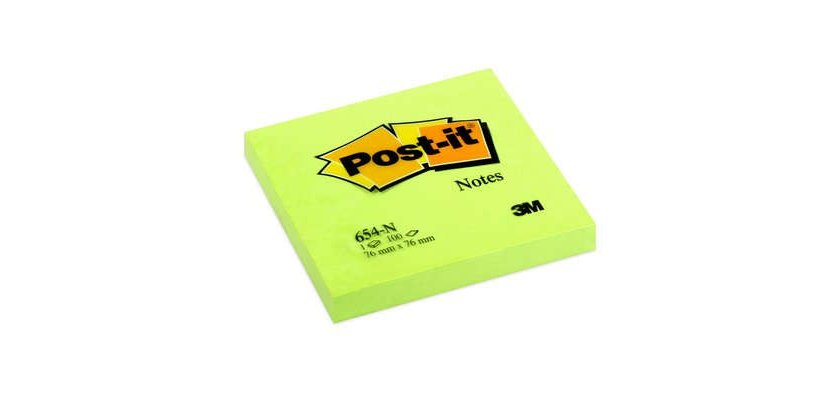 Bloc-note adhésif, 76 x 76 mm