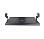 StarTech.com Support Clavier Coulissant Sous Bureau - Support Clavier Ergonomique à Pince en C - Tiroir Clavier Coulissant, Jusqu'à 12kg - Tablette Coulissante, Clavier et Souris - Porte Clavier (100/120 ou 140mm)