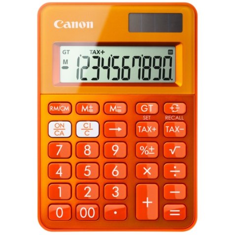 Calculatrice de poche LS-100K MOR Orange 0289C004