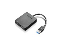Lenovo Universal USB 3.0 to VGA/HDMI adaptateur graphique USB Noir