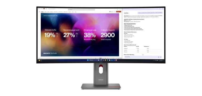 Lenovo ThinkVision P40WD-40 Moniteur
