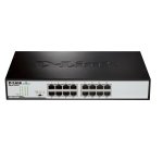 D-Link DGS-1016D/E commutateur réseau Non-géré Noir, Métallique