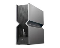 TP-Link Archer BE800 routeur sans fil Multi-Gigabit Ethernet Tri-bande (2,4 GHz / 5 GHz / 6 GHz) Noir, Acier inoxydable