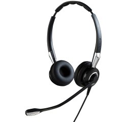 Jabra BIZ 2400 II Auricolare Cablato A Padiglione Ufficio Nero, Argento