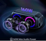 Hisense Party Rocket 160 Altoparlante da festa Nero 160 W