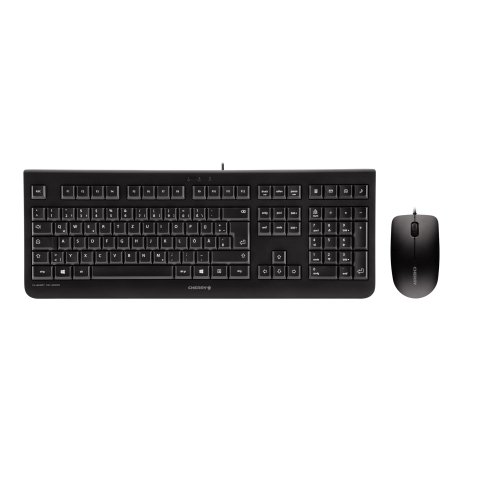 CHERRY DC 2000 Teclado + Ratón Universal USB Español Negro