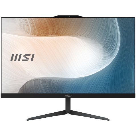 MSI Modern AM242 12M-859FR Intel® Core™ i5 i5-1235U 60,5 cm (23.8") 1920 x 1080 pixels PC All-in-One 8 Go DDR4-SDRAM 512 Go SSD Windows 11 Home Wi-Fi 6 (802.11ax) Noir