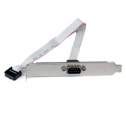 Adaptador de 40cm de Header Bracket Serie DB9 RS232 a IDC 10 Pines para Placa Base - Cabezal Serial