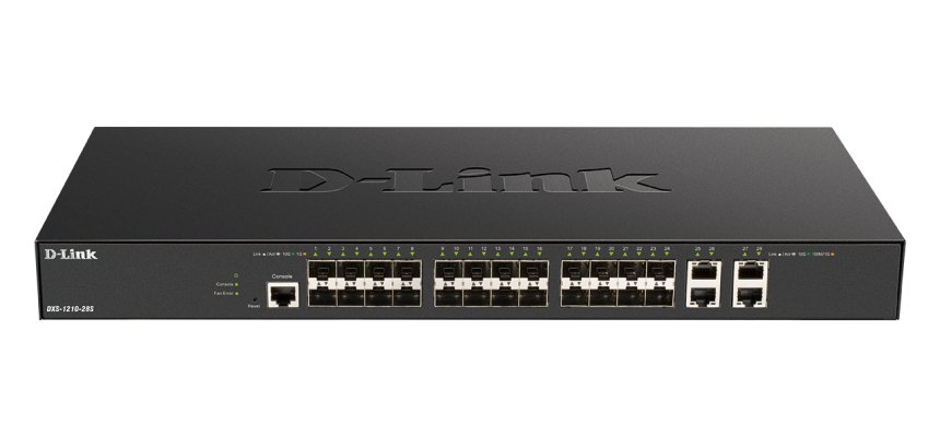 D-Link DXS-1210-28S switch Gestionado L2/L3 10G Ethernet (100/1000/10000) 1U Negro