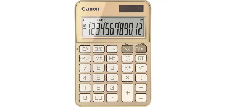 Canon KS-125KB calcolatrice Desktop Calcolatrice di base Oro