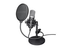 Trust 21753 microfono Nero Microfono da studio