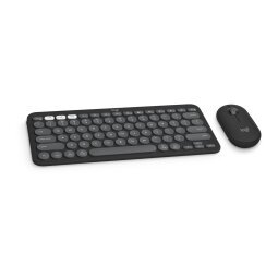 Ensemble clavier et souris Logitech Pebble 2 Combo pour Mac, clavier et souris sans fil, discrets, portables - Graphite