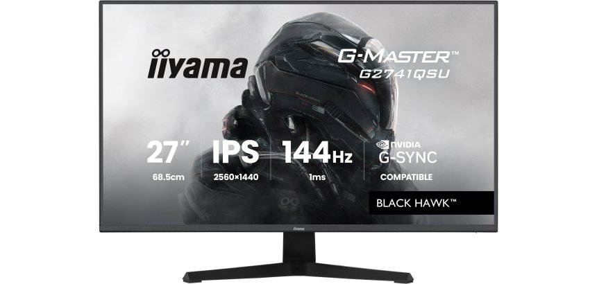 iiyama G-MASTER G2741QSU-B1 écran plat de PC 68,6 cm (27") 2560 x 1440 pixels 4K Ultra HD QLED Noir