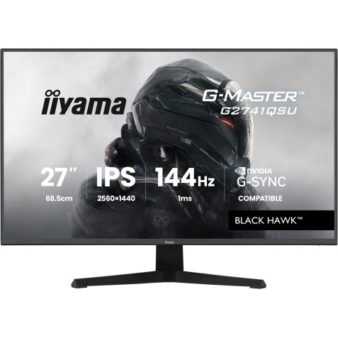 iiyama G-MASTER G2741QSU-B1 écran plat de PC 68,6 cm (27") 2560 x 1440 pixels Noir