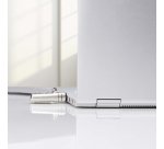 StarTech.com Cable de Seguridad Delgado de Portátil Compatible con K-Slot de 1,5m - Cable Antirrobo para Portátil con Candado de Combinación - Cable Resistente a los Cortes