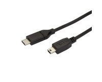 StarTech.com Câble USB-C vers Mini-USB de 2m, Câble de Transfert de Données, USB 2.0, USB-C