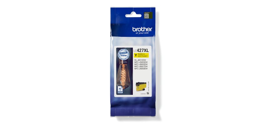 Brother LC427XLY ink cartridge 1 pc(s) Original Yellow