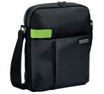 Sac leitz smart traveller tablette 10\" polyester 230x280x70mm fermeture zip bandoulière ajustable noir