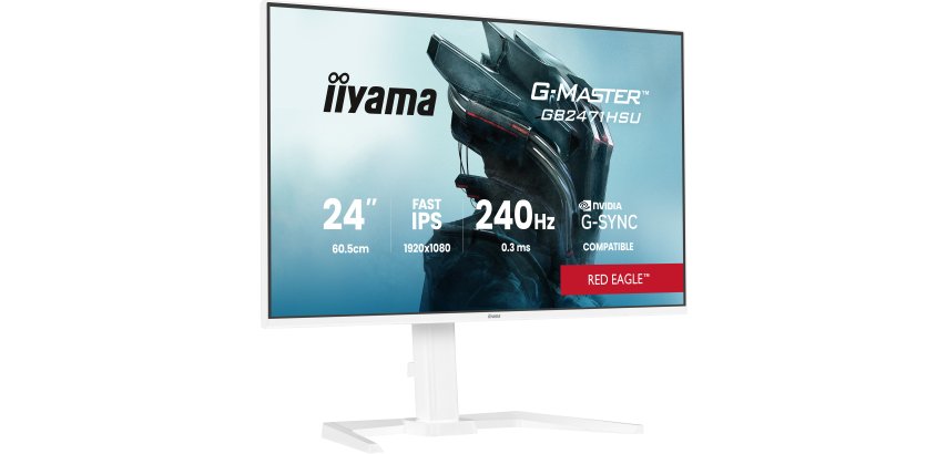 iiyama G-MASTER GB2471HSU-W1 Flachbildschirm PC 60,5 cm (23,8") 1920 x 1080 Pixel Full HD LED Weiß