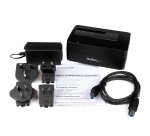 StarTech.com Station d'Accueil pour Disque Dur USB 3.1 à SATA à Baie Unique, Dock pour Disque Dur USB 3.1 (10 Gbps), Station d'Accueil pour HDD/SSD Externe 2.5/3.5" SATA III, Chargement par le Haut
