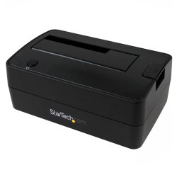 StarTech.com Station d'Accueil pour Disque Dur USB 3.1 à SATA à Baie Unique, Dock pour Disque Dur USB 3.1 (10 Gbps), Station d'Accueil pour HDD/SSD Externe 2.5/3.5" SATA III, Chargement par le Haut